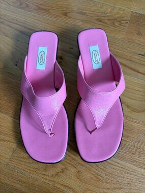Vintage Talbots Pink Wedge Sandals